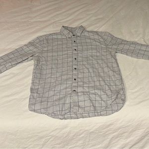 Club Monaco Windowpane Button Down
